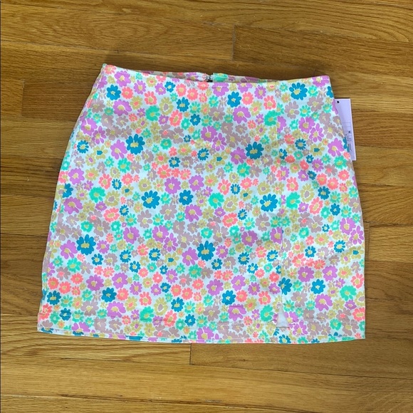 Wild Fable Pink and Blue Mini Pencil Skirt - Picture 1 of 1